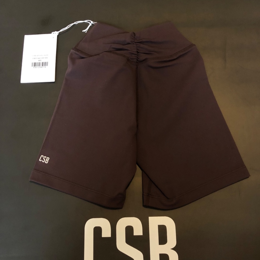 Crop Shop Boutique Form Gather Waist Shorts 5" View 2